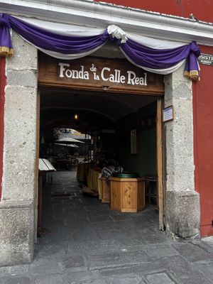   at La Fonda de la Calle Real in Antigua