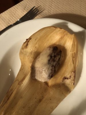 chuchita / tamal  at La Fonda de la Calle Real in Antigua