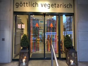 Entrance  at Restaurant Bona Dea in Zurich