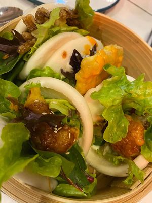 Bao bun starter  at Little Turtle in Enmore