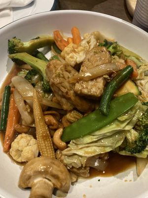  Cashew tempeh  at Little Turtle in Enmore