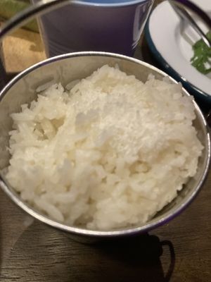 Coconut rice  at Little Turtle in Enmore