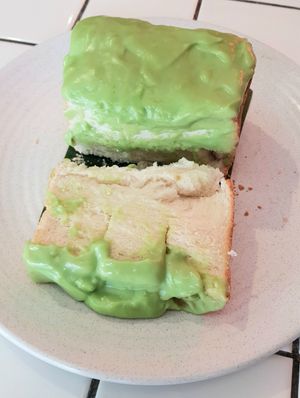 Thai Custard Bread - inside at Little Turtle in Enmore