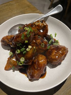 Eggplant stir-fry    at Little Turtle in Enmore