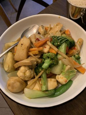 Stir fry veg and tofu   at Little Turtle in Enmore