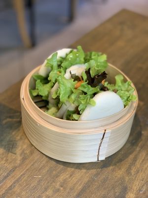 Bao buns  at Little Turtle in Enmore