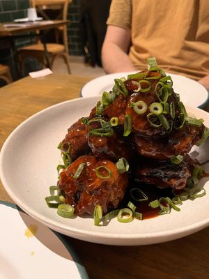 Braised eggplant   at Little Turtle in Enmore