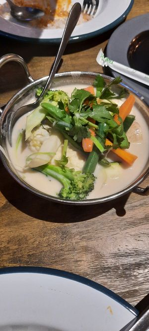 Coconut mushroom and veggies at Little Turtle in Enmore