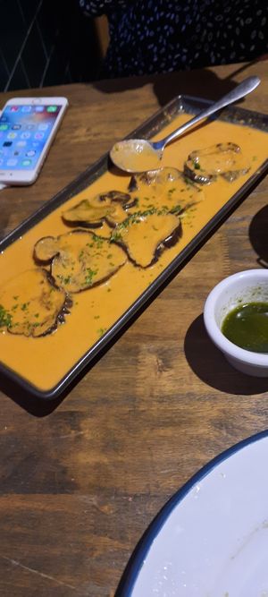 Grilled Egg planting pananc curry at Little Turtle in Enmore