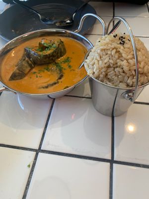 Eggplant Penang curry  at Little Turtle in Enmore