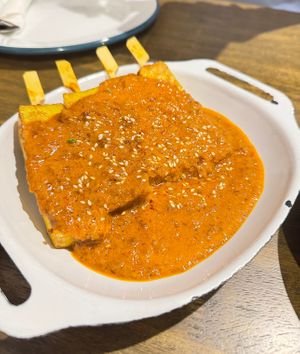 Satay ( tofu )   at Little Turtle in Enmore