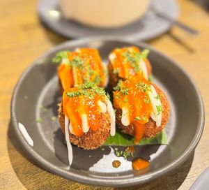 Arancini balls   at Little Turtle in Enmore