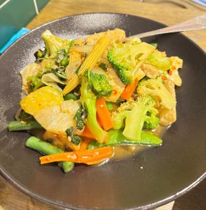 Basil Tempeh Fry   at Little Turtle in Enmore