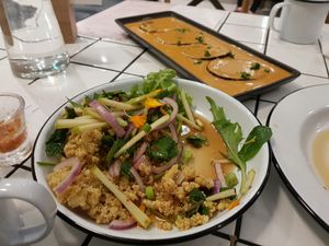 Love salad & Panang Curry at Little Turtle in Enmore
