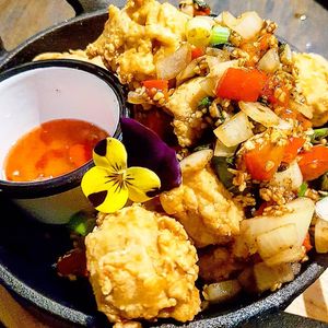 Salt and pepper tofu at Little Turtle in Enmore