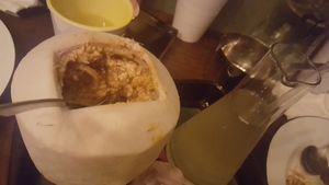 Hormok. Comes with free coconut juice at Little Turtle in Enmore