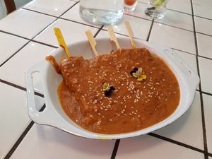 BBQ tofu satay at Little Turtle in Enmore