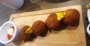 Arancini Balls at Little Turtle in Enmore