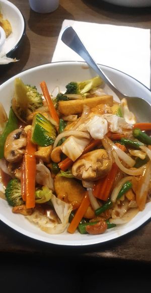 Cashew Nut Stir Fry at Little Turtle in Enmore