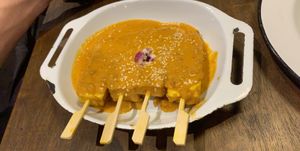 Satay Tofu  at Little Turtle in Enmore