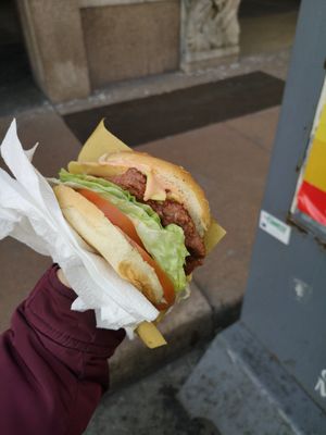 I had beyond meat, so tasty, just amazing!!! at Veg-MI Trike in Milan