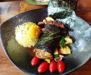 Fish wannabe at Nora's Garden in Berlin