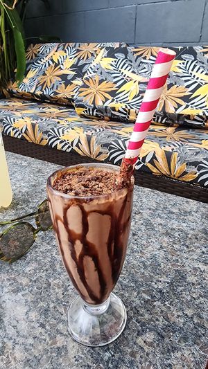the best vegan milkshakes in manaus. this is alone is worth the trip to salgados. excellent at Salgados Veganos Manaus in Manaus