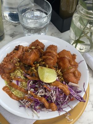 Crispy yam bowl (have to ask for no sour cream)   at The Taco Club in Revelstoke