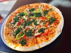 Vegane Pizza  at Hatay Grill in Schopfheim