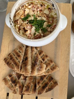 Vegan feta 💚 at Katharos Lounge in Santorini