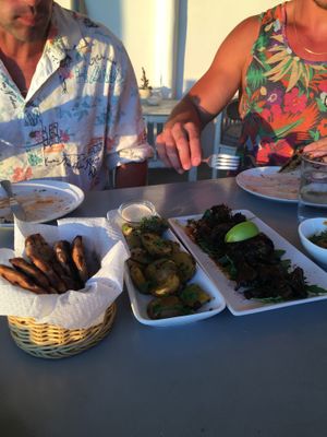 Mushrooms were out of this world good 😍 at Katharos Lounge in Santorini