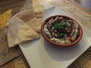 Mtabbal at La Siria in Malaga