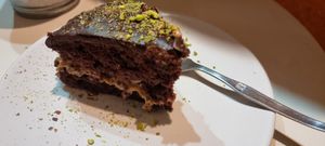 And chocolate cake for desert!!! at La Siria in Malaga