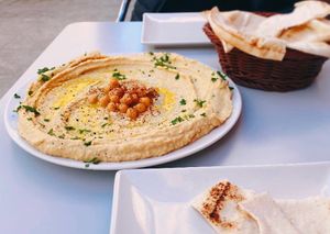 Hummus  at La Siria in Malaga