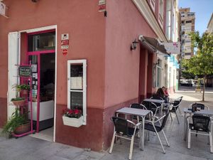 Can sit outside in the shade. at La Siria in Malaga