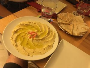 Hummus. Very good. at La Siria in Malaga