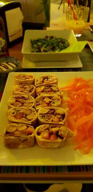 Vegan showarma at La Siria in Malaga