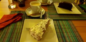 Carrot cake at La Siria in Malaga