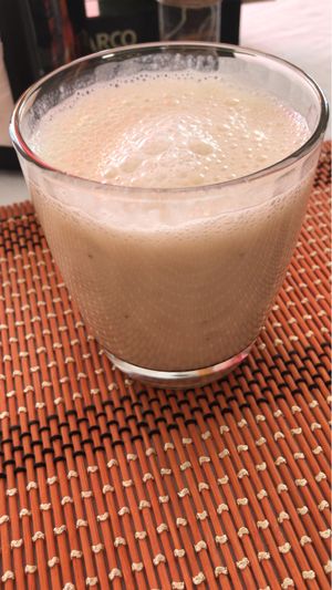 Banana smoothie at La Siria in Malaga