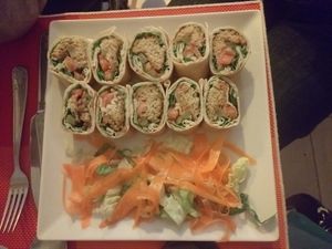 Wraps at La Siria in Malaga