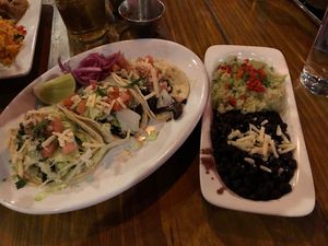 3 Vegan taco platter 🌮 at Salud Mexican Bistro in Las Vegas