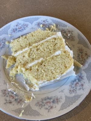 Lemon cake - delicious!  at Thrive Diner in Pittsfield