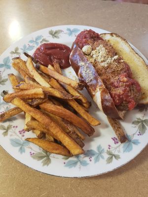 Mockball sandwich at Thrive Diner in Pittsfield