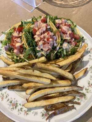 Tacos & fries  at Thrive Diner in Pittsfield