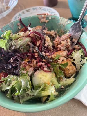 Almond Parmesan Buddha Bowl  at Thrive Diner in Pittsfield
