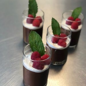 Chocolate mousse parfait at Thrive Diner in Pittsfield