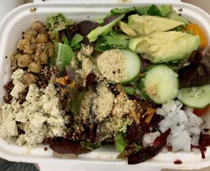 Mediterranean Buddha Bowl at Thrive Diner in Pittsfield