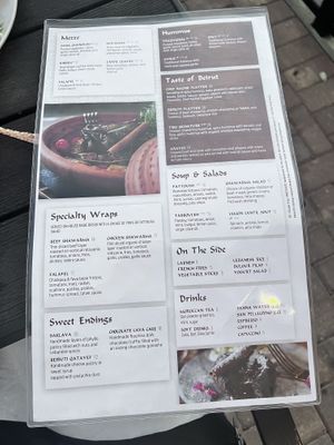 Menu December 2022  at Kareem's in Naples