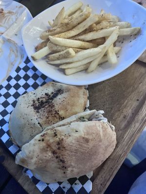 Falafel wrap   at Kareem's in Naples