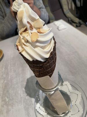 Vegan soft cream  at Wired Bonbon in Tokyo
